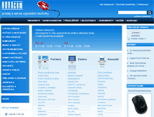 Tablet Screenshot of eshop.novacom.cz
